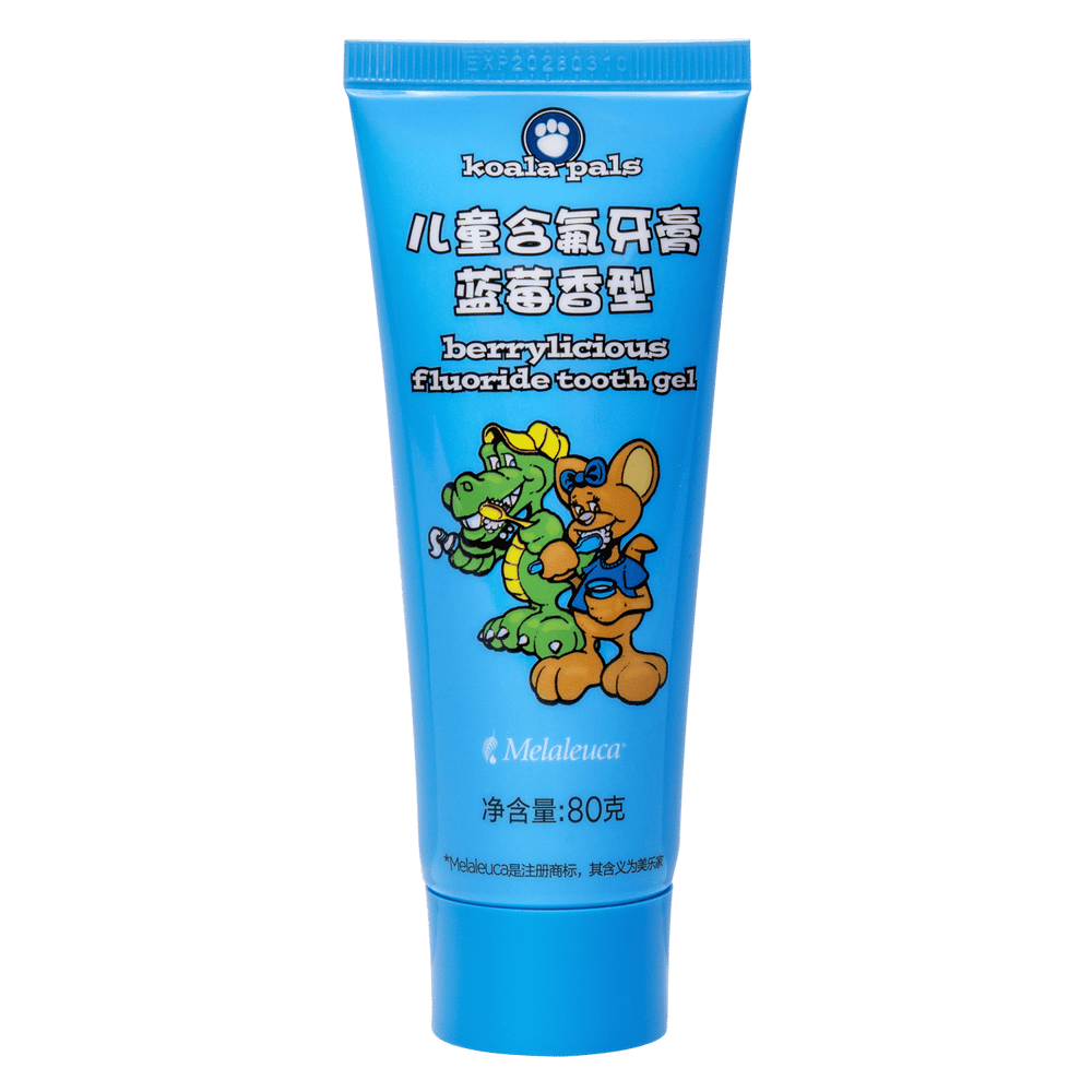 Koala Pals蓝莓含氟牙膏