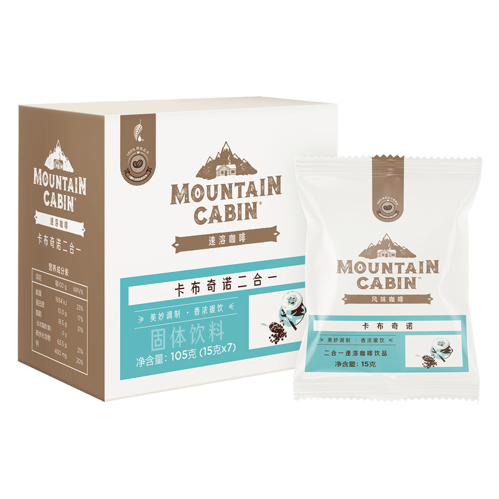 Mountain Cabin卡布奇诺二合一速溶咖啡饮品