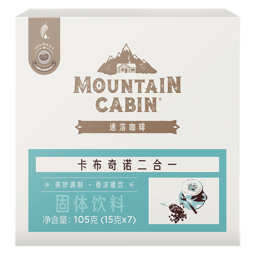 Mountain Cabin卡布奇诺二合一速溶咖啡饮品