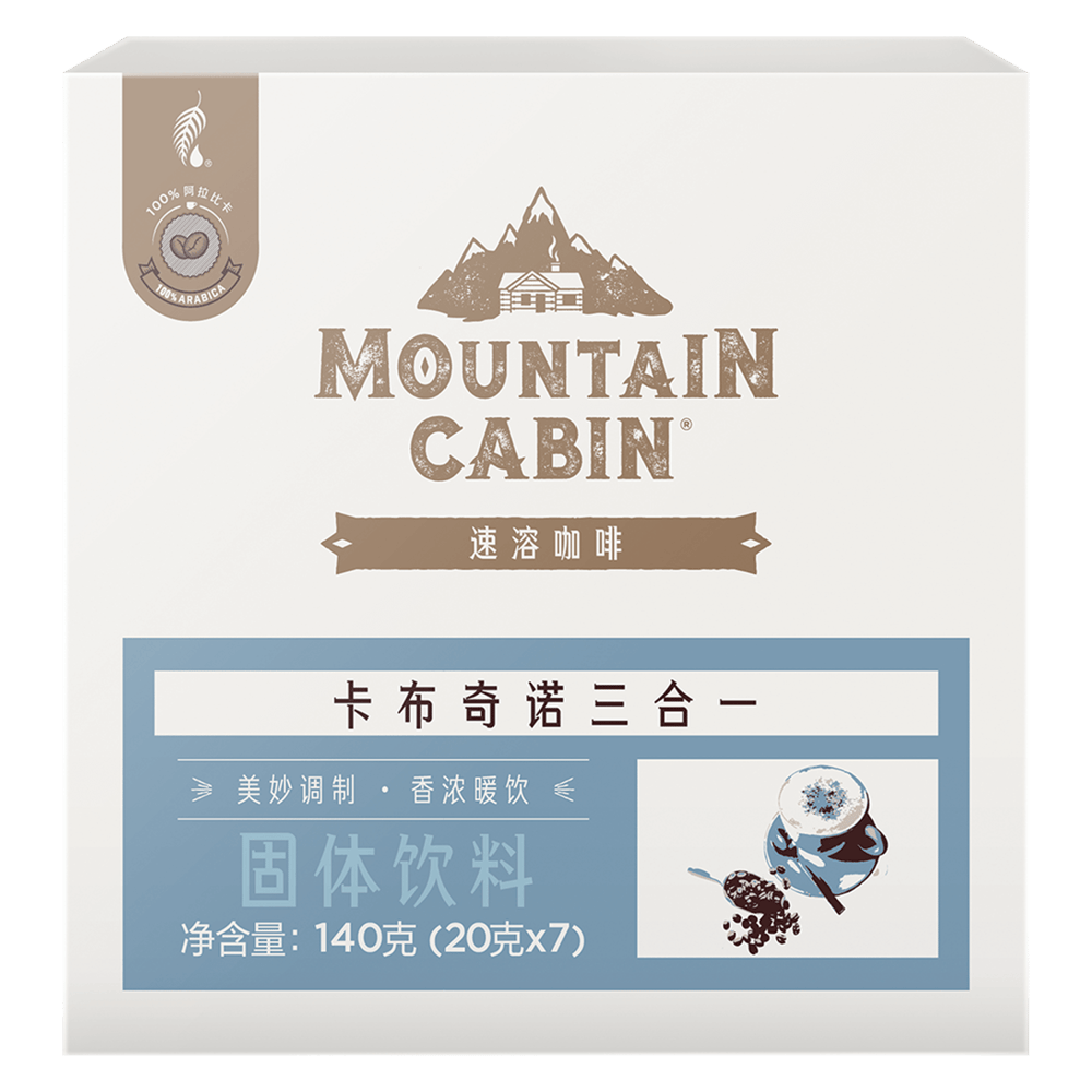 Mountain Cabin卡布奇诺三合一速溶咖啡饮品