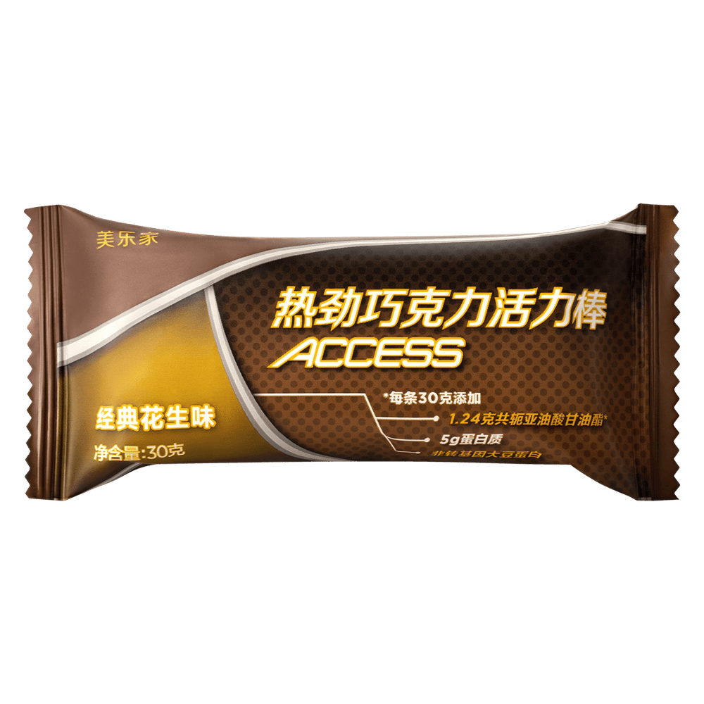 热劲巧克力活力棒-经典花生味