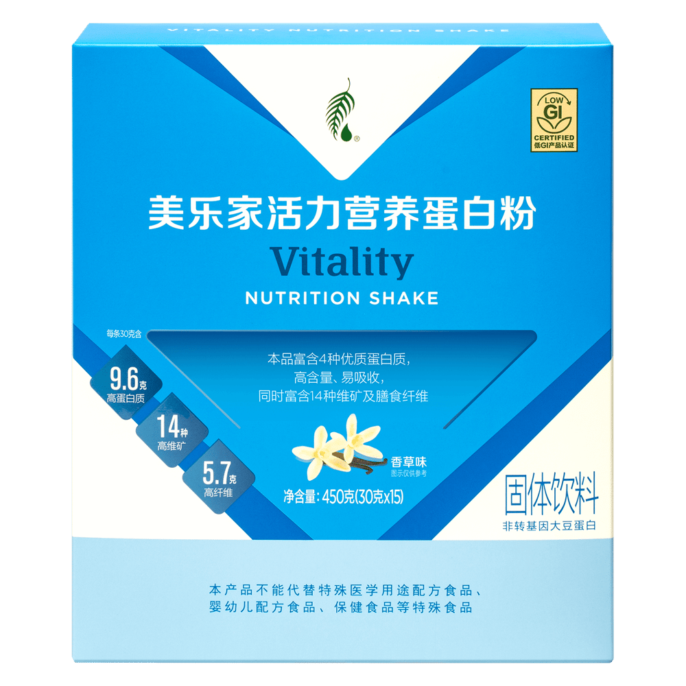美乐家活力营养蛋白粉-香草味