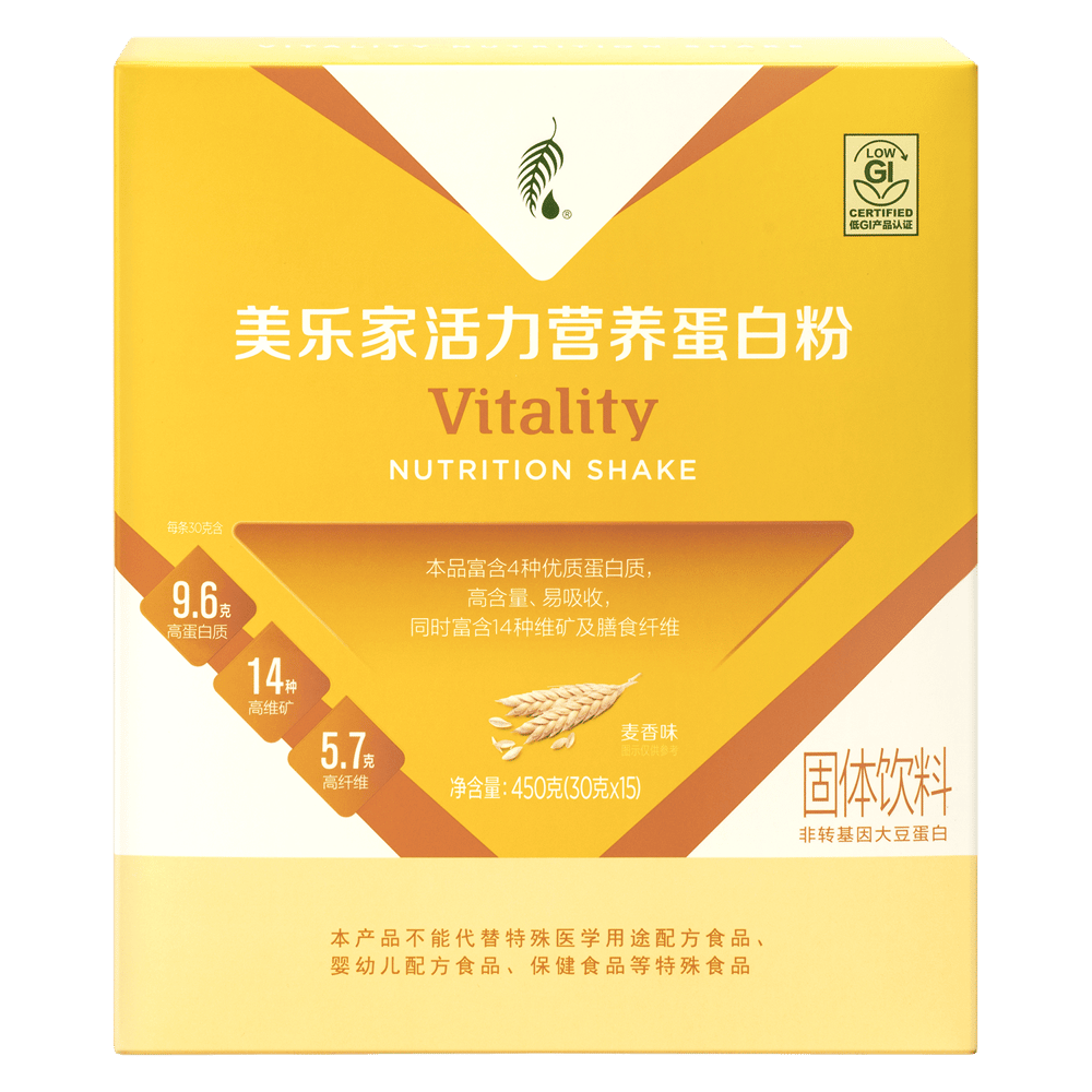 美乐家活力营养蛋白粉-麦香味
