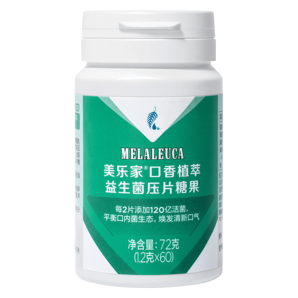美乐家®口香植萃益生菌压片糖果