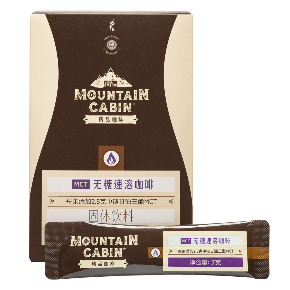 MOUNTAIN CABIN®MCT无糖速溶咖啡