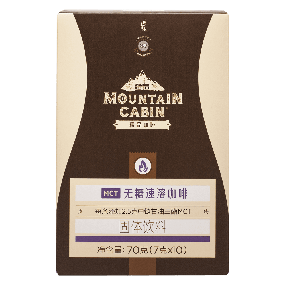 MOUNTAIN CABIN®MCT无糖速溶咖啡