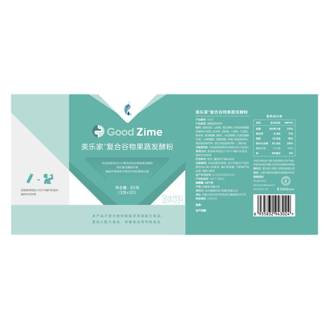 复合谷物果蔬发酵粉