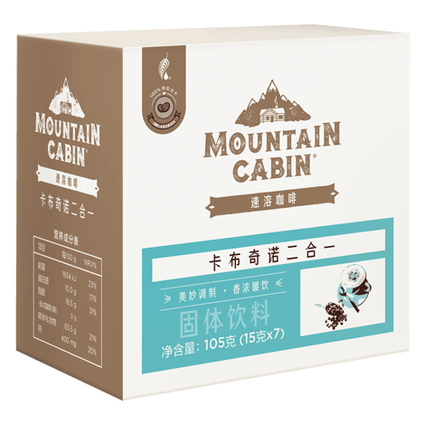 Mountain Cabin卡布奇诺二合一速溶咖啡饮品