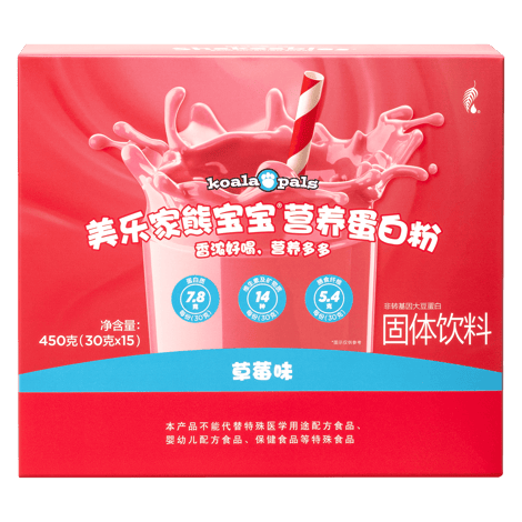 熊宝宝营养蛋白粉-草莓味