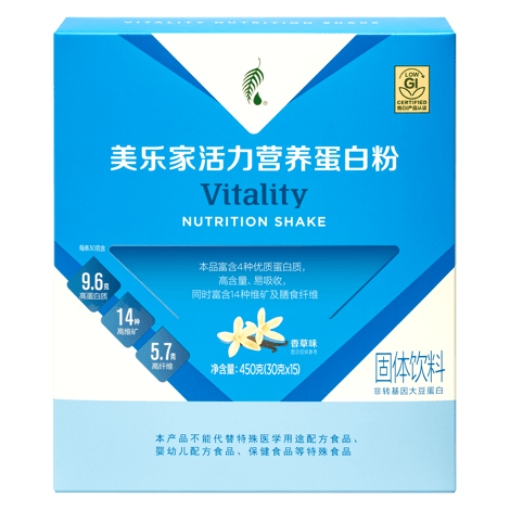美乐家活力营养蛋白粉-香草味