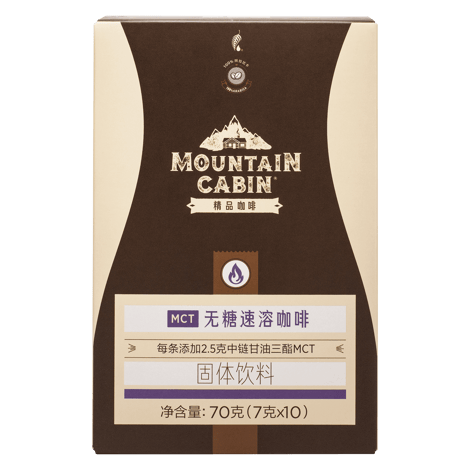 MOUNTAIN CABIN®MCT无糖速溶咖啡