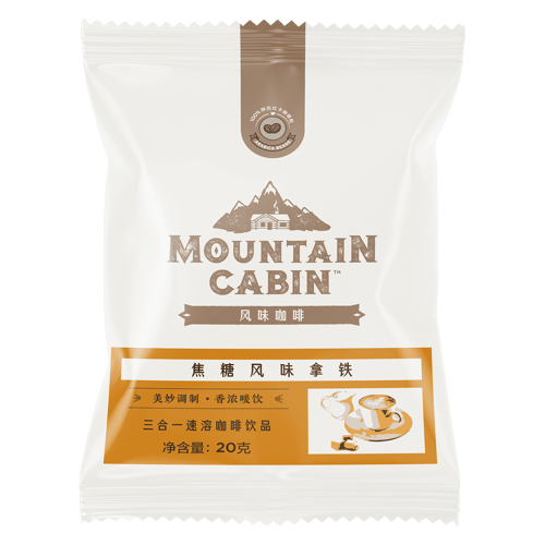 Mountain Cabin焦糖风味拿铁三合一速溶咖啡饮品